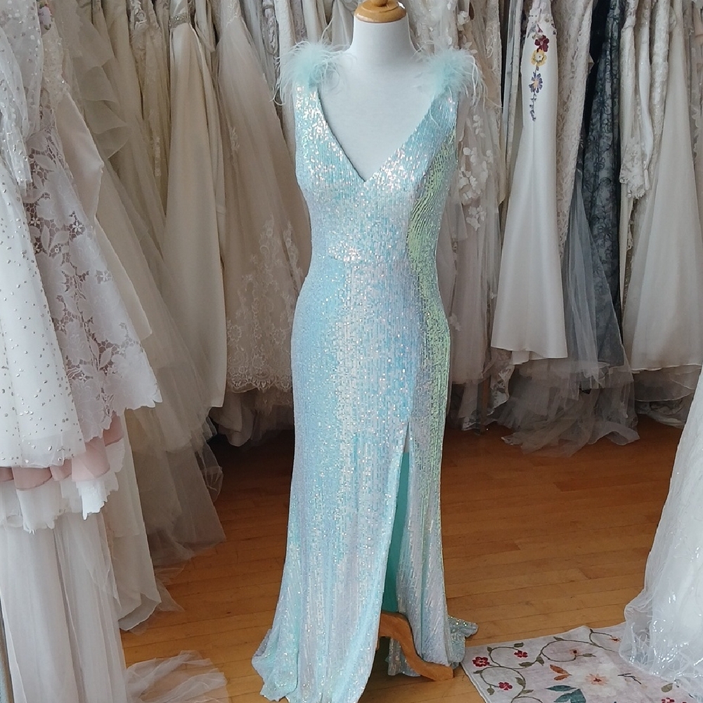 All Sparkle Prom Formal Dress